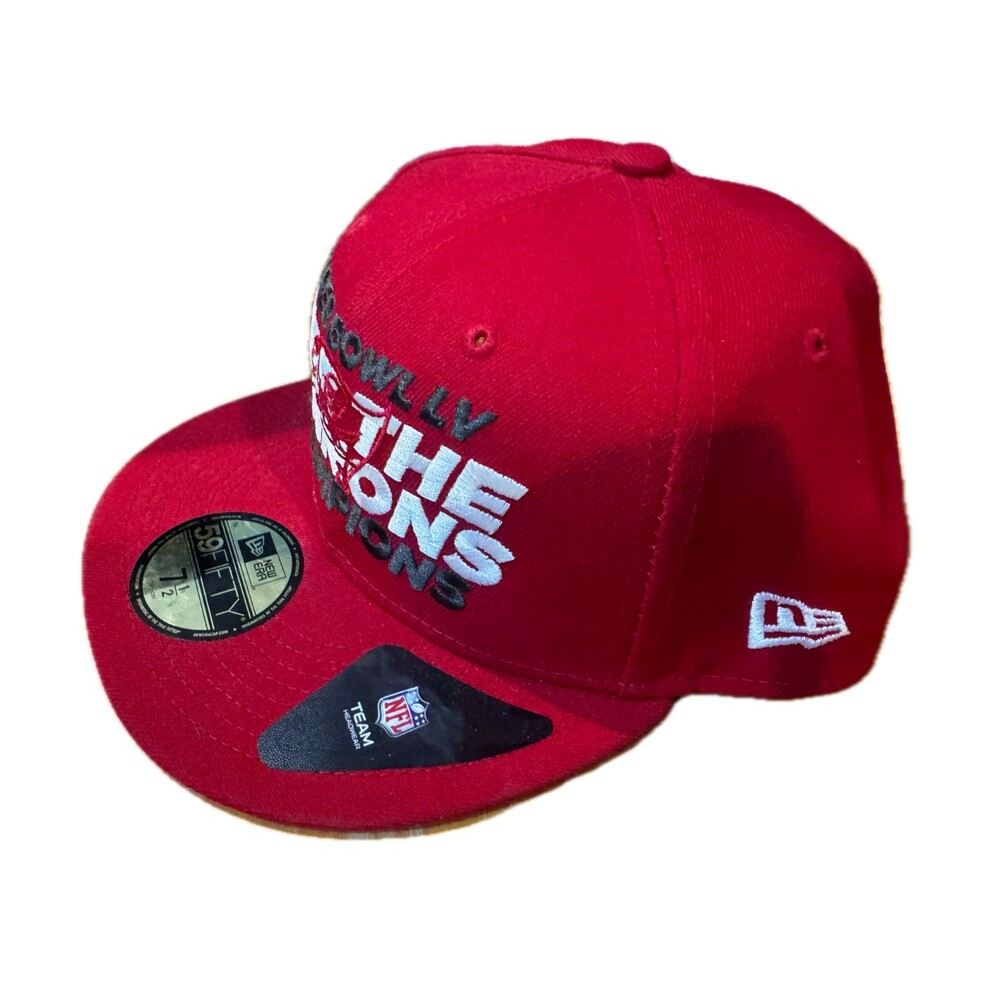Tampa Bay Buccaneers Fire The Cannons New Era Cap Red NFL Football